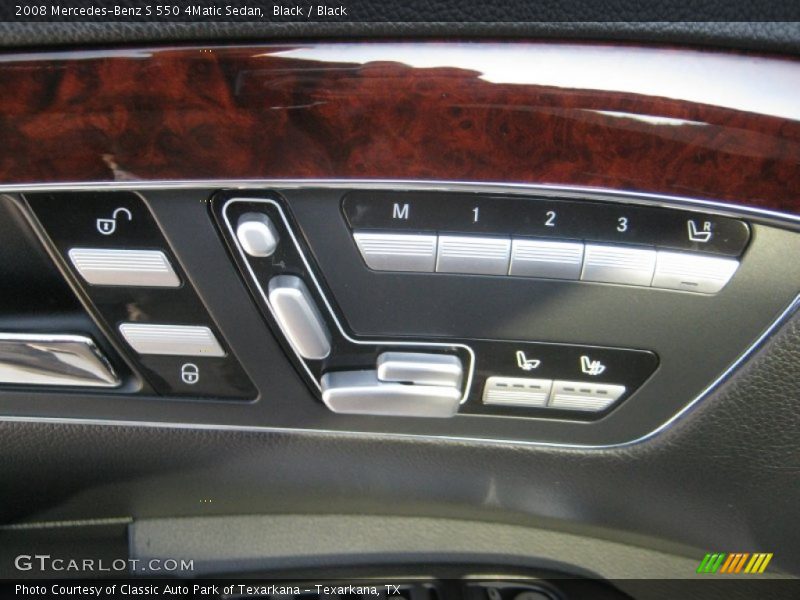 Black / Black 2008 Mercedes-Benz S 550 4Matic Sedan