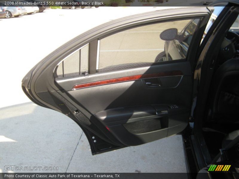 Black / Black 2008 Mercedes-Benz S 550 4Matic Sedan