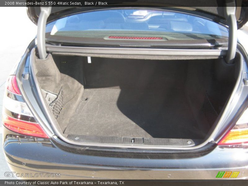 Black / Black 2008 Mercedes-Benz S 550 4Matic Sedan