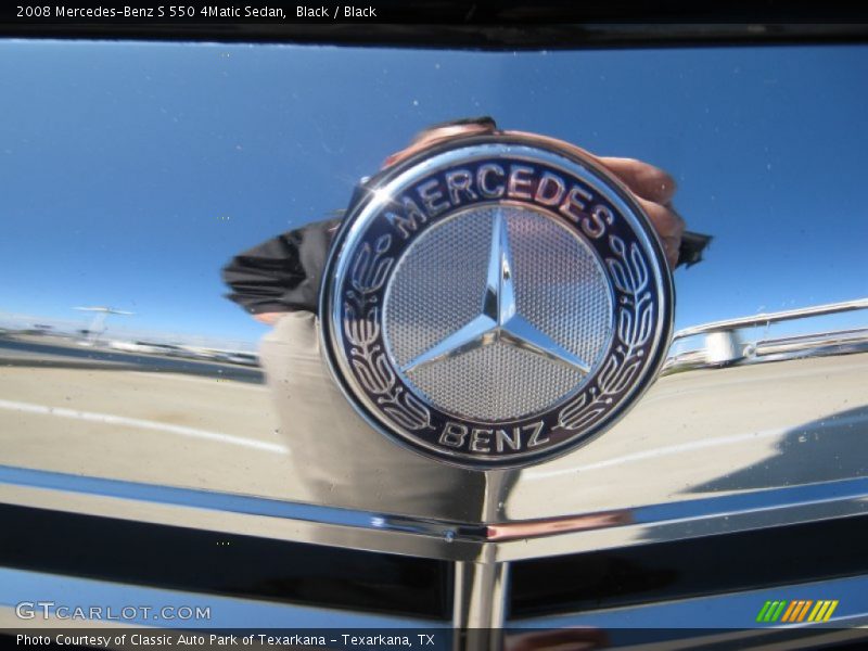 Black / Black 2008 Mercedes-Benz S 550 4Matic Sedan