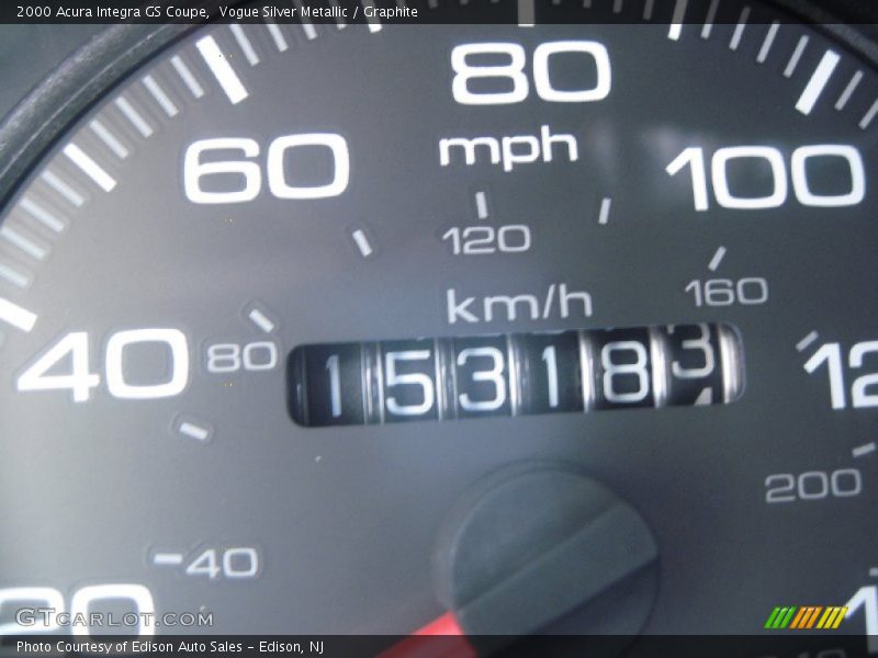 Vogue Silver Metallic / Graphite 2000 Acura Integra GS Coupe