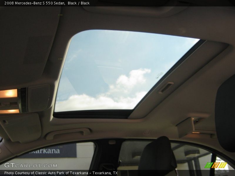 Black / Black 2008 Mercedes-Benz S 550 Sedan
