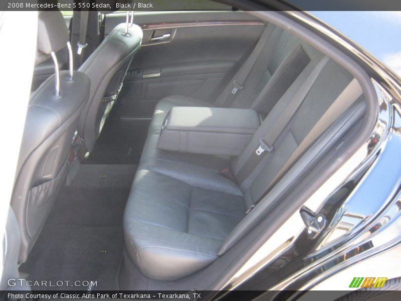 Black / Black 2008 Mercedes-Benz S 550 Sedan