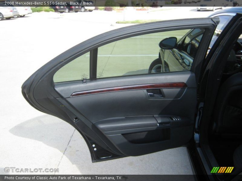 Black / Black 2008 Mercedes-Benz S 550 Sedan