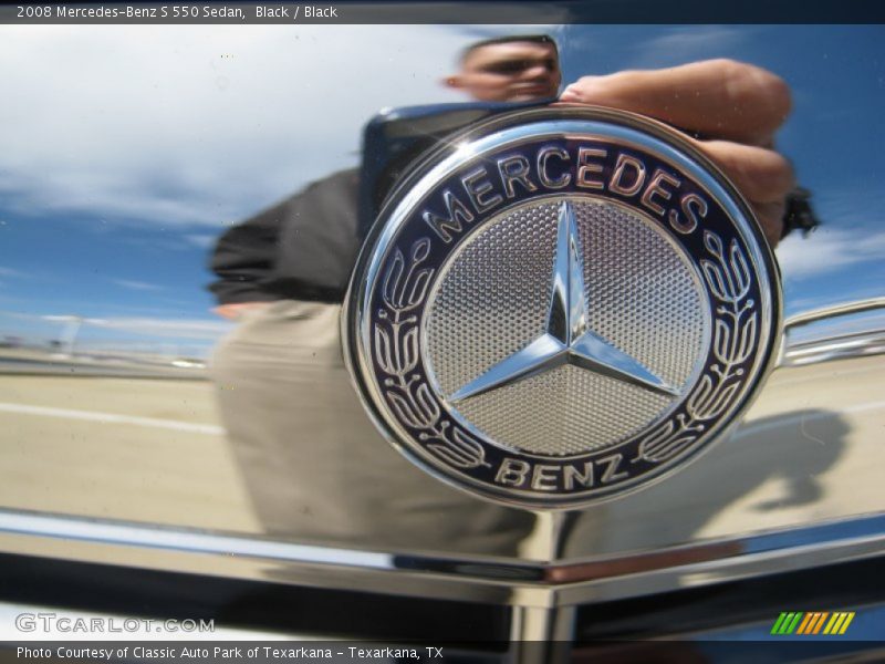 Black / Black 2008 Mercedes-Benz S 550 Sedan
