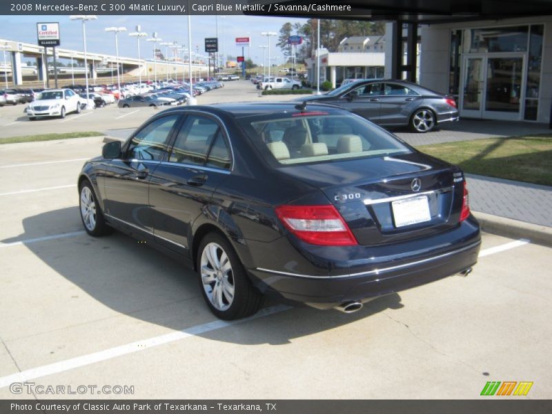 Capri Blue Metallic / Savanna/Cashmere 2008 Mercedes-Benz C 300 4Matic Luxury