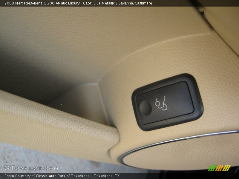 Capri Blue Metallic / Savanna/Cashmere 2008 Mercedes-Benz C 300 4Matic Luxury