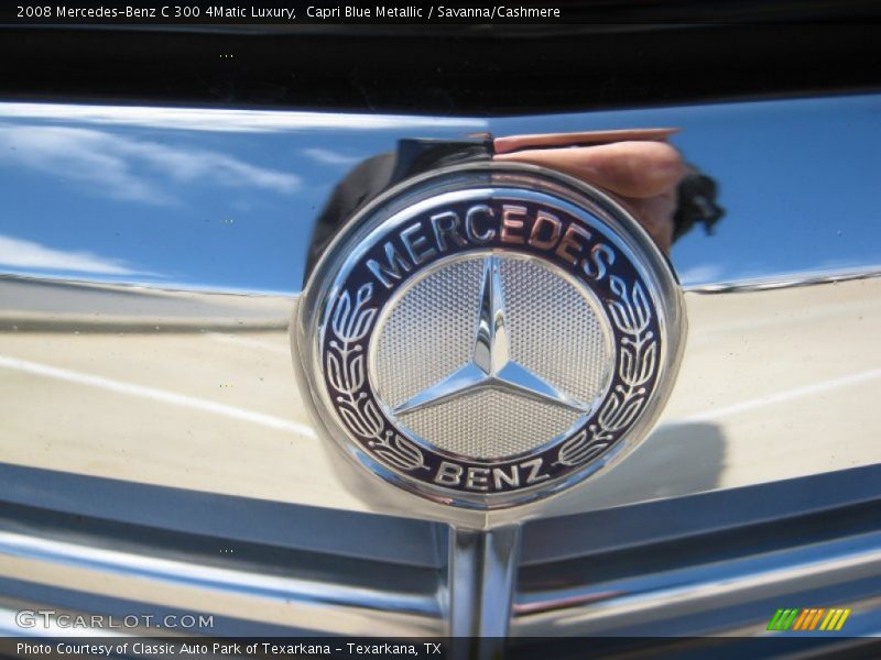 Capri Blue Metallic / Savanna/Cashmere 2008 Mercedes-Benz C 300 4Matic Luxury