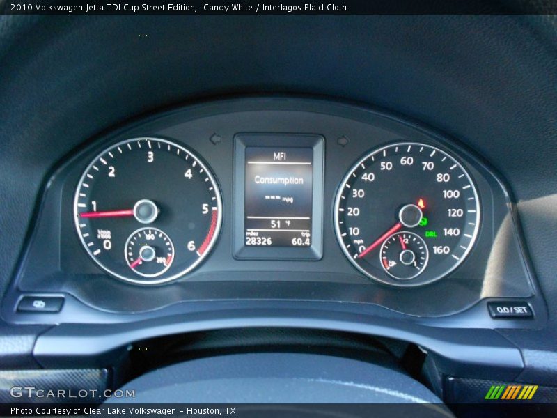  2010 Jetta TDI Cup Street Edition TDI Cup Street Edition Gauges