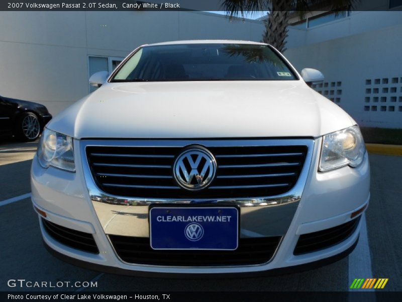 Candy White / Black 2007 Volkswagen Passat 2.0T Sedan