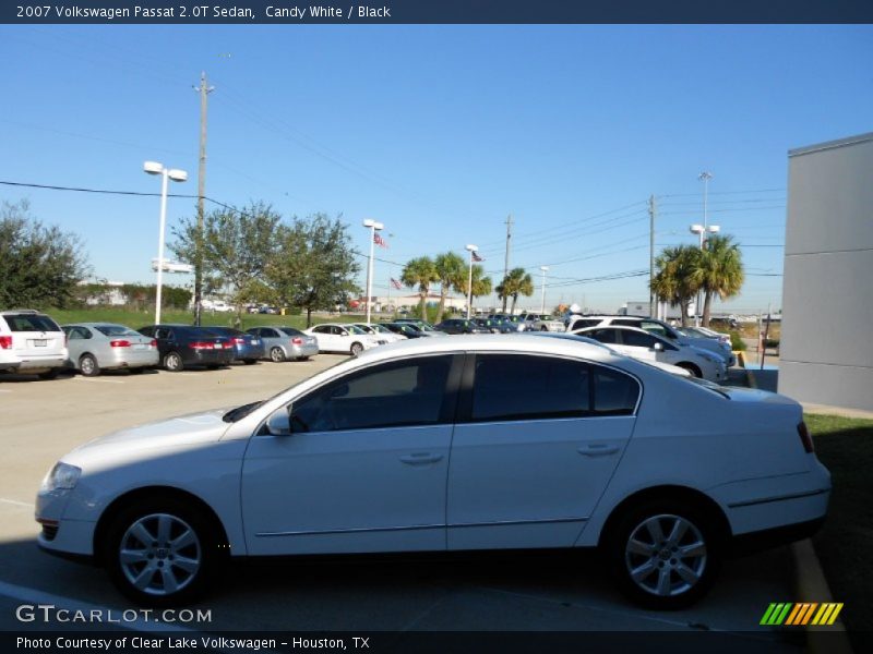 Candy White / Black 2007 Volkswagen Passat 2.0T Sedan