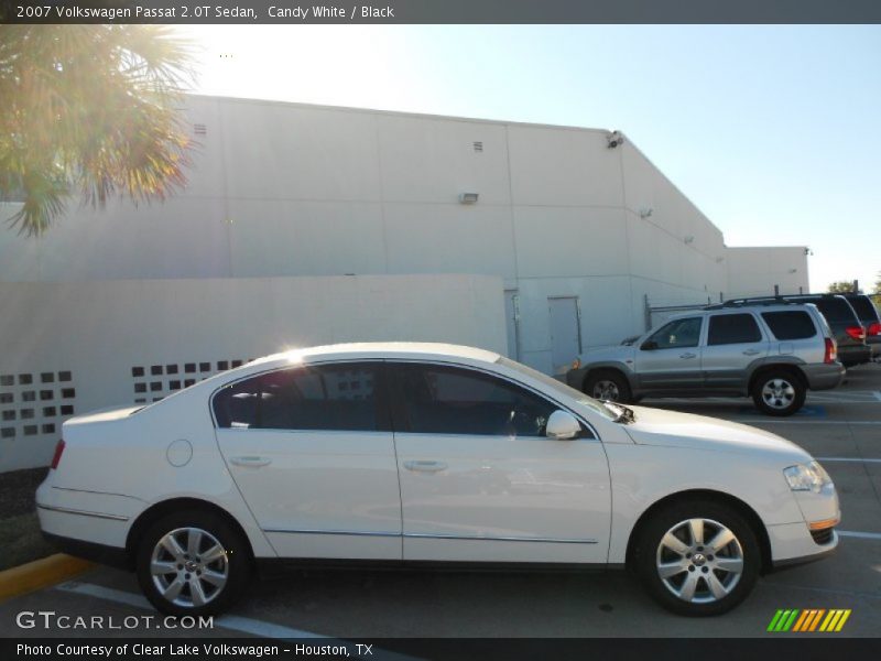 Candy White / Black 2007 Volkswagen Passat 2.0T Sedan