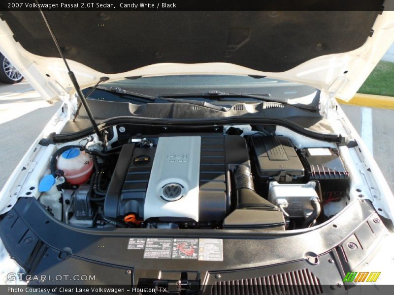 Candy White / Black 2007 Volkswagen Passat 2.0T Sedan