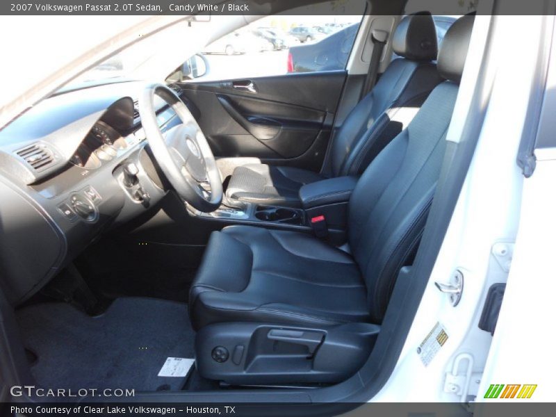 Candy White / Black 2007 Volkswagen Passat 2.0T Sedan