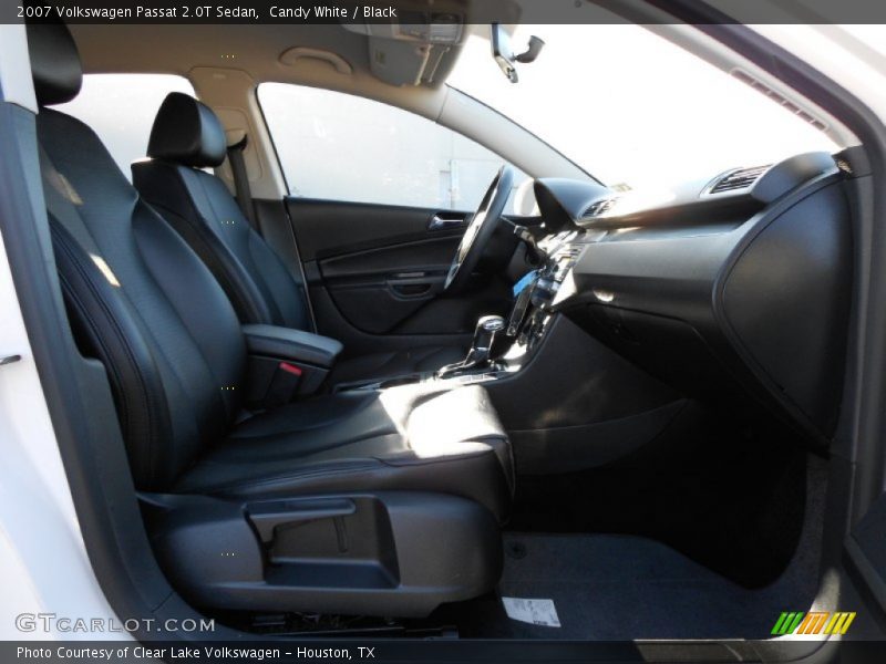 Candy White / Black 2007 Volkswagen Passat 2.0T Sedan