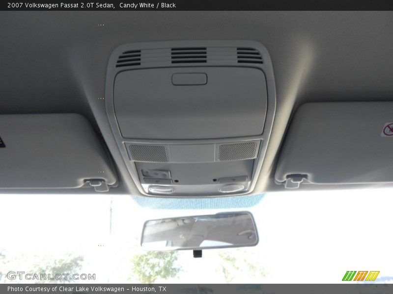 Candy White / Black 2007 Volkswagen Passat 2.0T Sedan