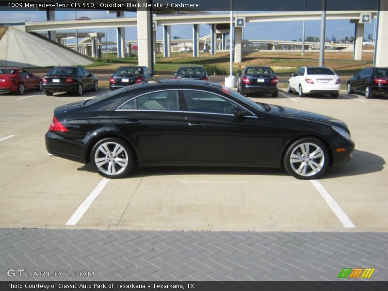 Obsidian Black Metallic / Cashmere 2009 Mercedes-Benz CLS 550