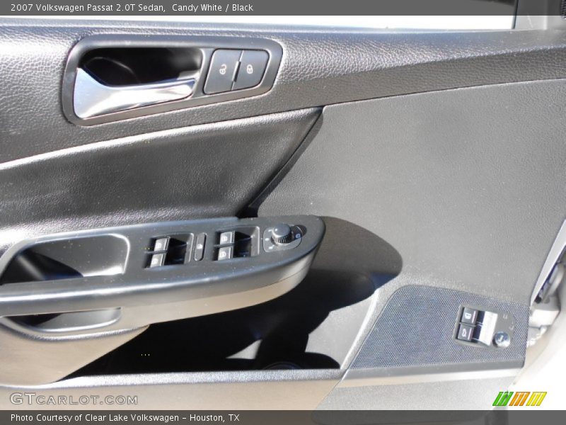 Candy White / Black 2007 Volkswagen Passat 2.0T Sedan