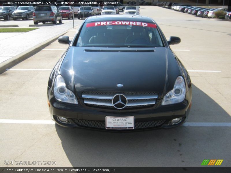 Obsidian Black Metallic / Cashmere 2009 Mercedes-Benz CLS 550