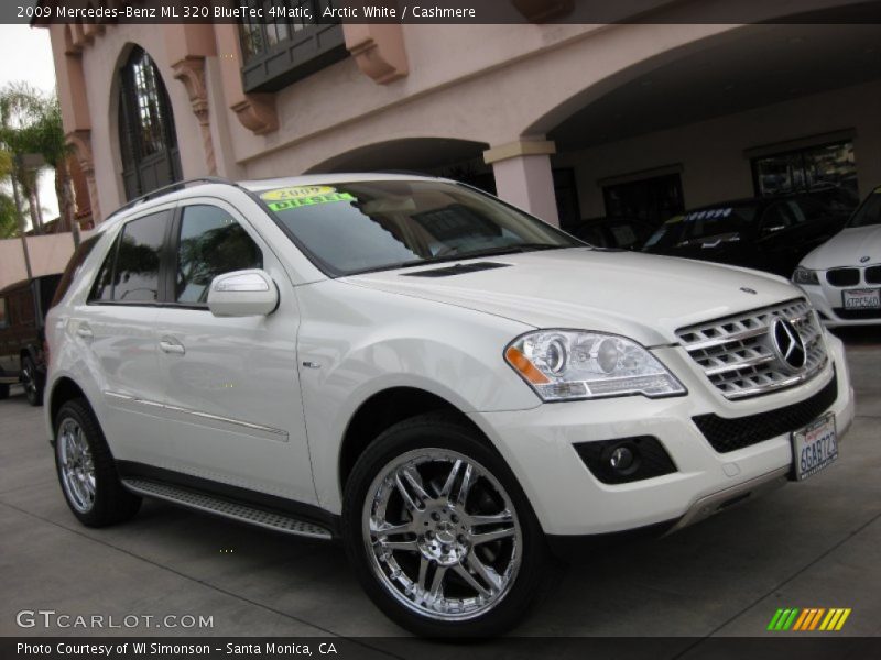 Arctic White / Cashmere 2009 Mercedes-Benz ML 320 BlueTec 4Matic