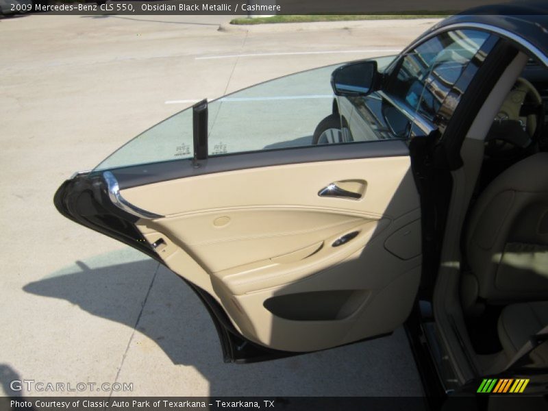 Obsidian Black Metallic / Cashmere 2009 Mercedes-Benz CLS 550