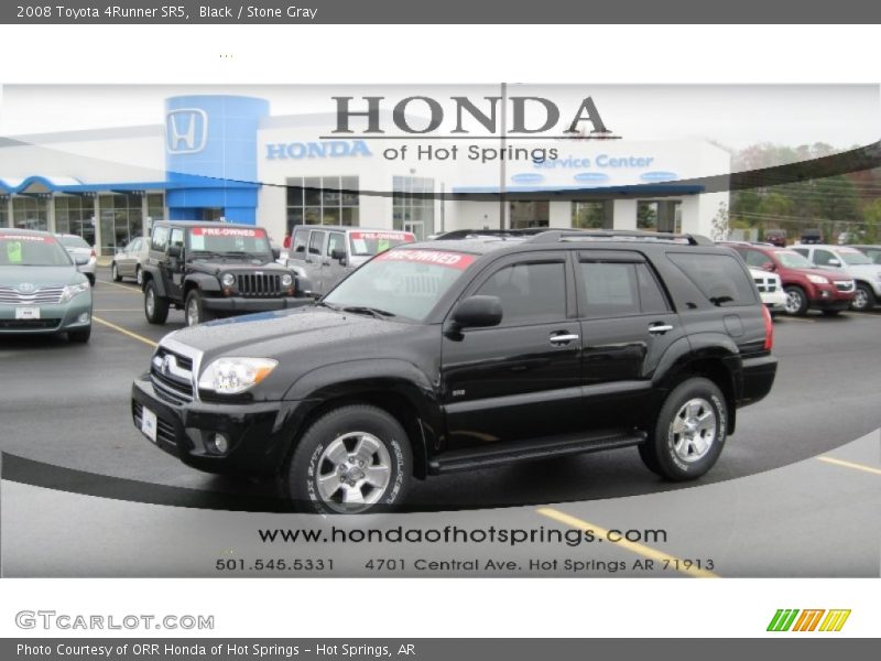 Black / Stone Gray 2008 Toyota 4Runner SR5