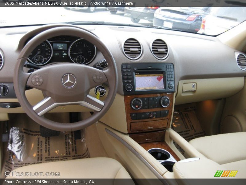Arctic White / Cashmere 2009 Mercedes-Benz ML 320 BlueTec 4Matic