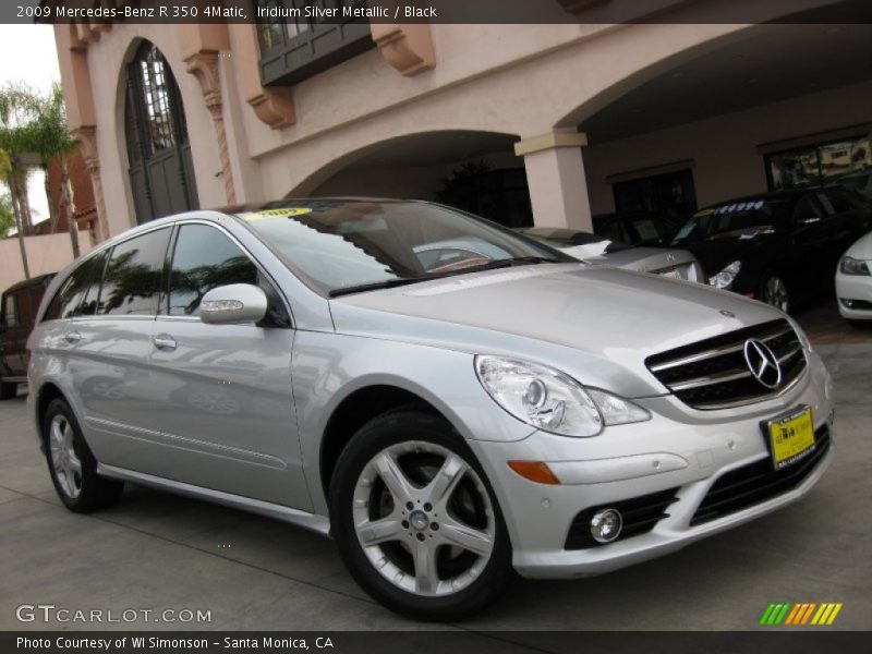 Iridium Silver Metallic / Black 2009 Mercedes-Benz R 350 4Matic