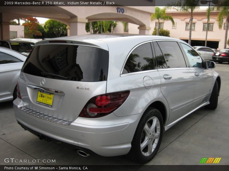 Iridium Silver Metallic / Black 2009 Mercedes-Benz R 350 4Matic