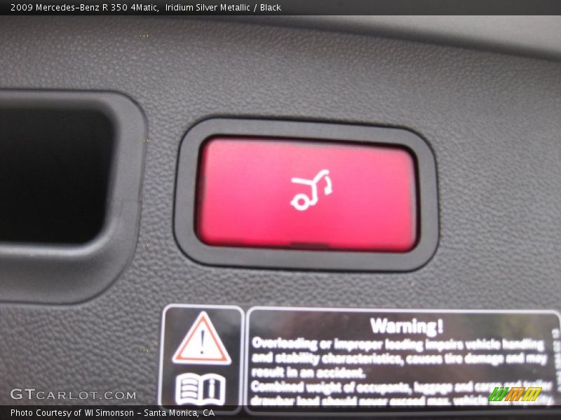 Iridium Silver Metallic / Black 2009 Mercedes-Benz R 350 4Matic