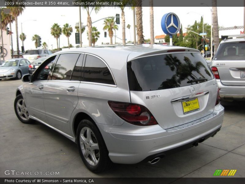 Iridium Silver Metallic / Black 2009 Mercedes-Benz R 350 4Matic