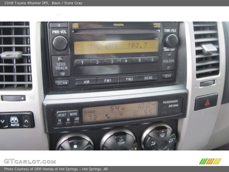 Black / Stone Gray 2008 Toyota 4Runner SR5