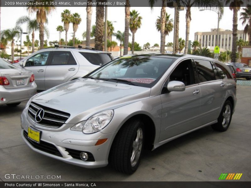 Iridium Silver Metallic / Black 2009 Mercedes-Benz R 350 4Matic