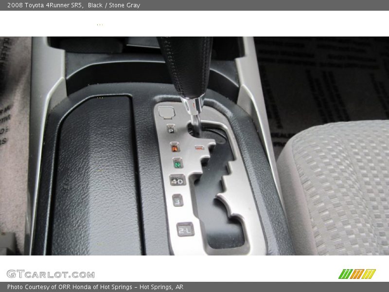 Black / Stone Gray 2008 Toyota 4Runner SR5