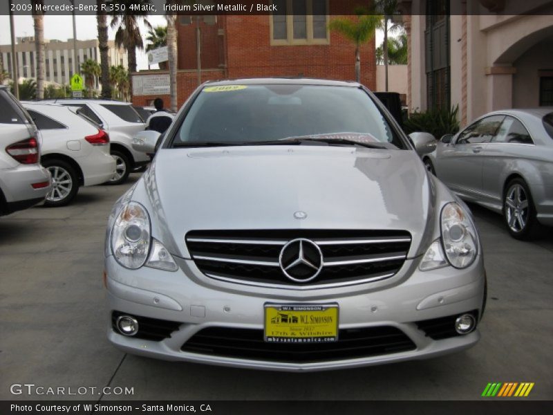 Iridium Silver Metallic / Black 2009 Mercedes-Benz R 350 4Matic