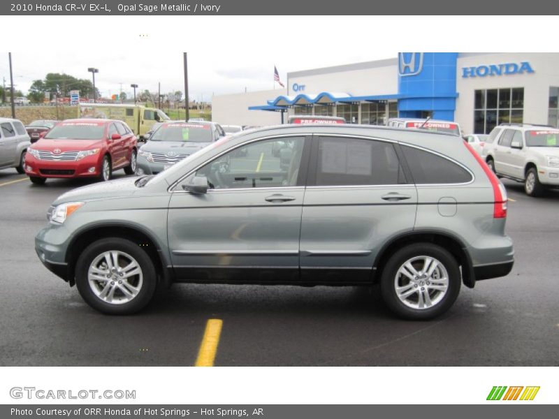 Opal Sage Metallic / Ivory 2010 Honda CR-V EX-L