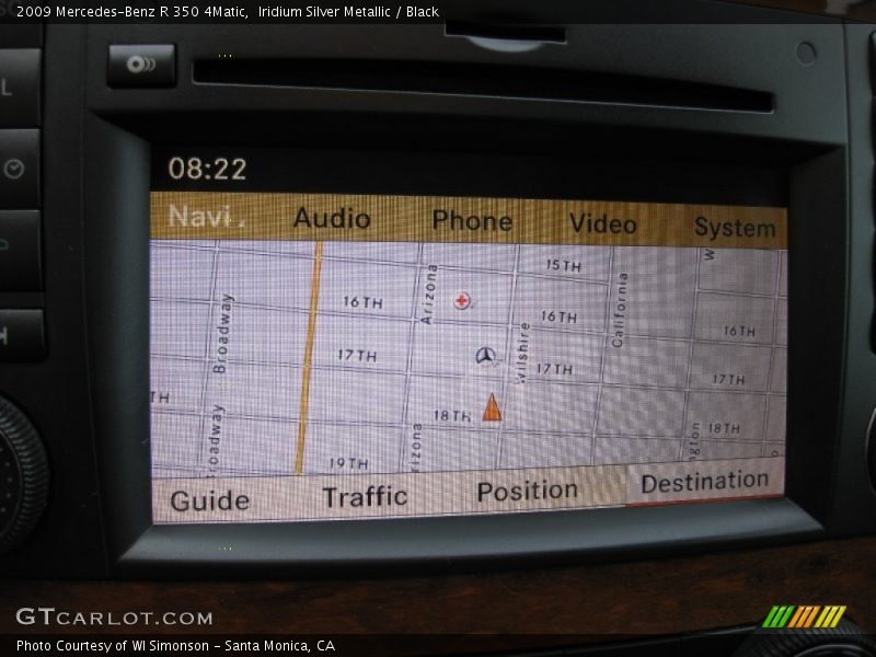 Iridium Silver Metallic / Black 2009 Mercedes-Benz R 350 4Matic