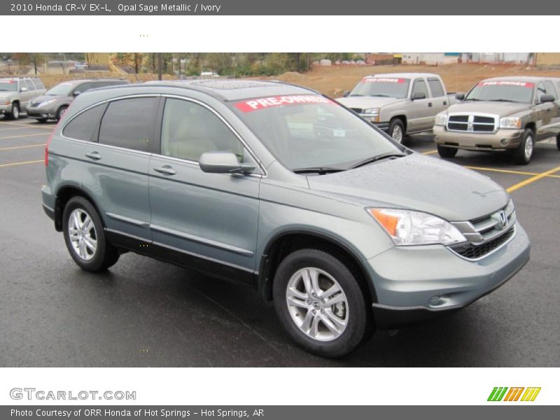 Opal Sage Metallic / Ivory 2010 Honda CR-V EX-L