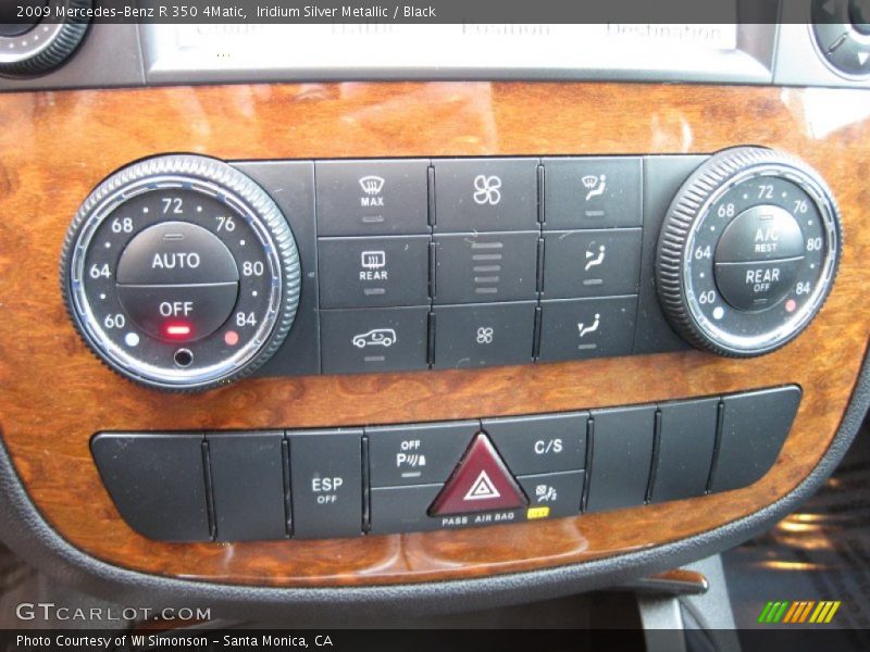 Iridium Silver Metallic / Black 2009 Mercedes-Benz R 350 4Matic