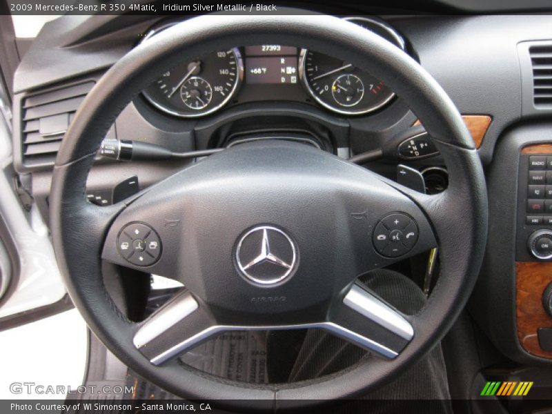 Iridium Silver Metallic / Black 2009 Mercedes-Benz R 350 4Matic