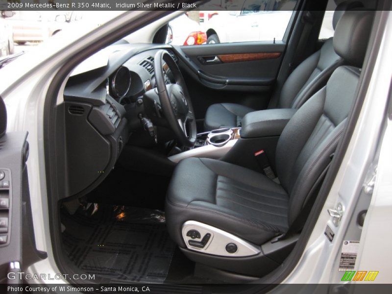 Iridium Silver Metallic / Black 2009 Mercedes-Benz R 350 4Matic