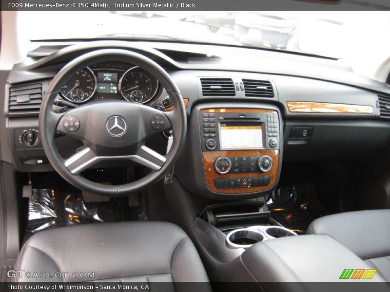 Iridium Silver Metallic / Black 2009 Mercedes-Benz R 350 4Matic