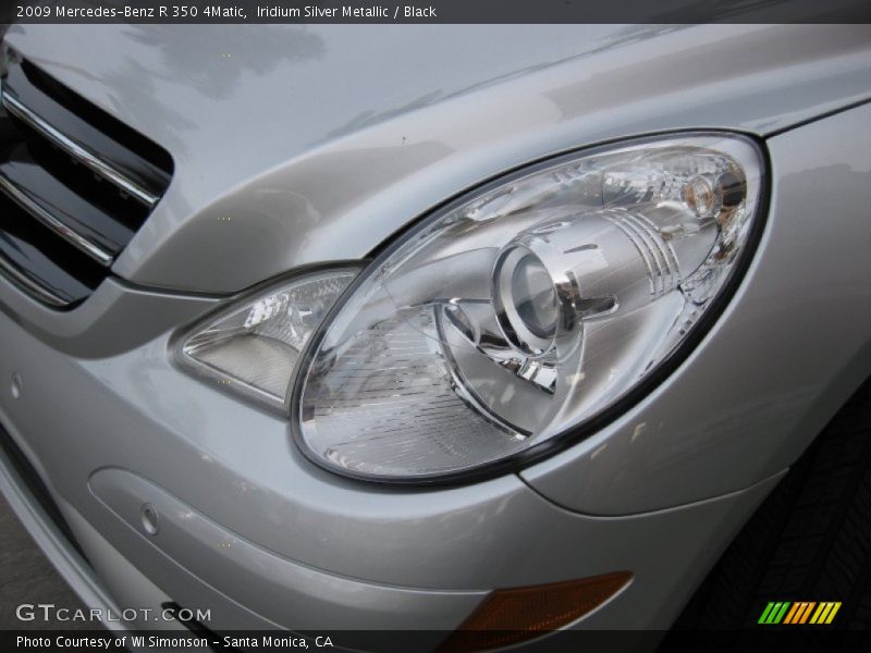 Iridium Silver Metallic / Black 2009 Mercedes-Benz R 350 4Matic
