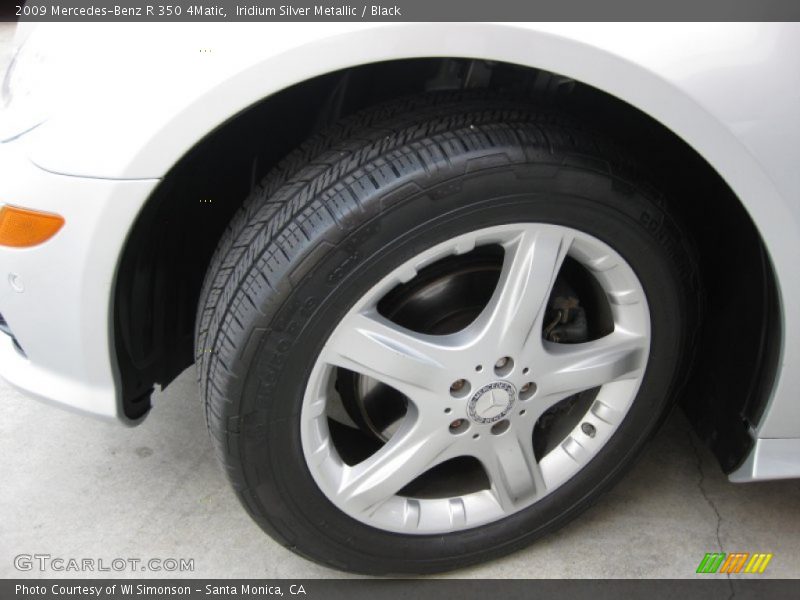 Iridium Silver Metallic / Black 2009 Mercedes-Benz R 350 4Matic