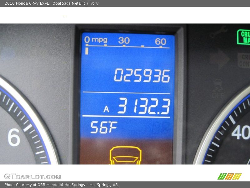 Opal Sage Metallic / Ivory 2010 Honda CR-V EX-L