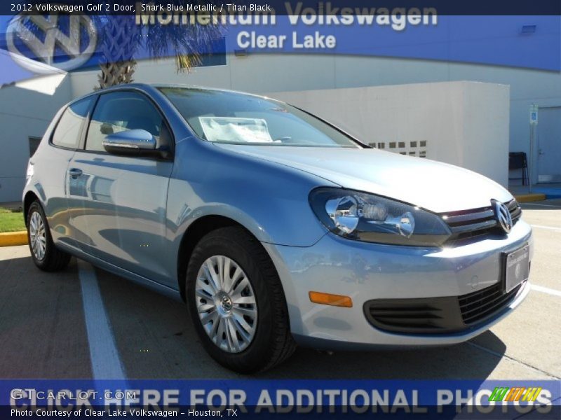 Shark Blue Metallic / Titan Black 2012 Volkswagen Golf 2 Door