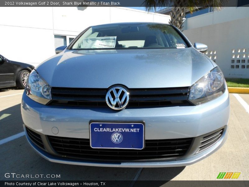Shark Blue Metallic / Titan Black 2012 Volkswagen Golf 2 Door