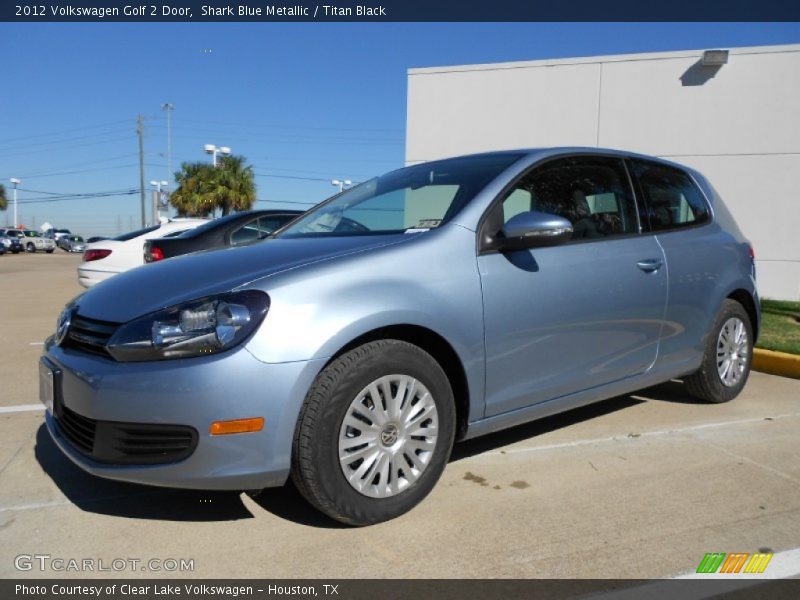 Shark Blue Metallic / Titan Black 2012 Volkswagen Golf 2 Door