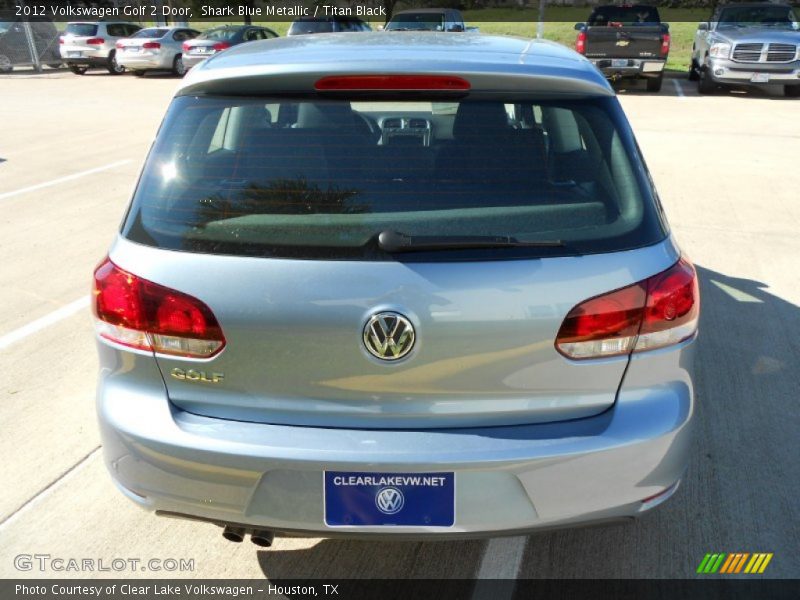 Shark Blue Metallic / Titan Black 2012 Volkswagen Golf 2 Door