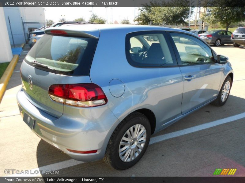 Shark Blue Metallic / Titan Black 2012 Volkswagen Golf 2 Door